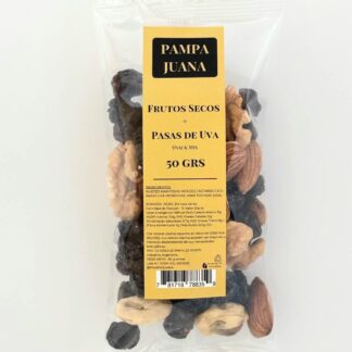 Mix Frutos Secos + Pasas Uva - 50 Grs.