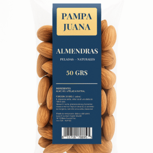 Almendras Peladas Naturales - 50 Grs.